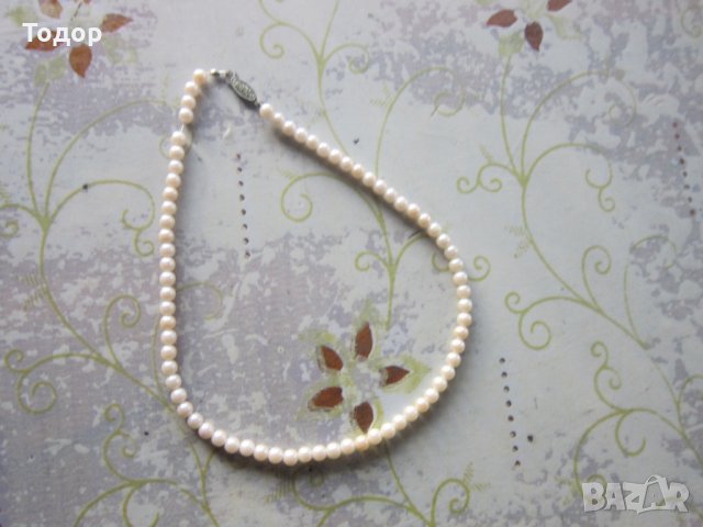 Страхотно колие гердан с перли Рохер, снимка 3 - Колиета, медальони, синджири - 34780403