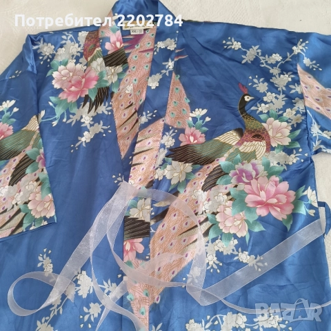 Дамски халати естествена коприна,халат., снимка 2 - Нощници - 51783216