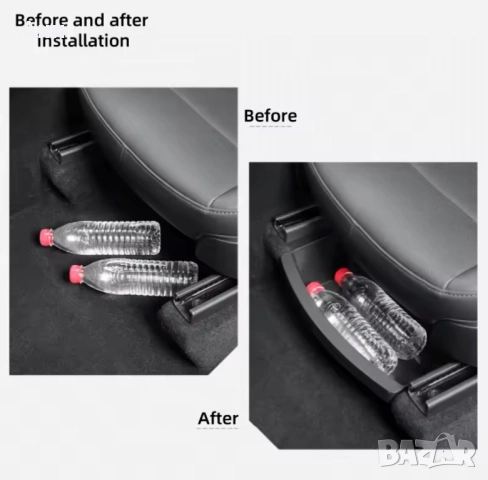 Кутия за съхранение под седалката за Tesla model Y и model 3