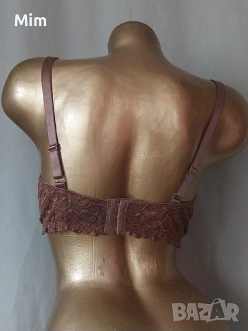 BODYFLIRT 85 E Сутиен в бордо и в кафяво, снимка 11 - Бельо - 51993597