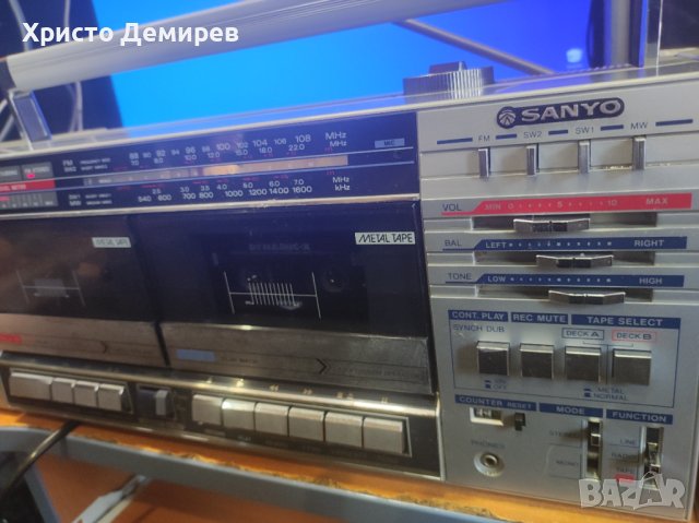 Sanyo M-W22K, снимка 5 - Радиокасетофони, транзистори - 43684656
