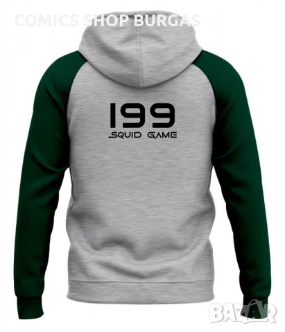 Суичър унисекс двуцветен без цип SQUID GAME, снимка 14 - Суичъри - 34981420