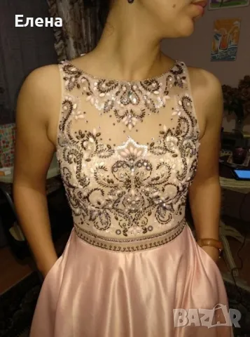 Продавам розова бална рокля, снимка 3 - Рокли - 49019094