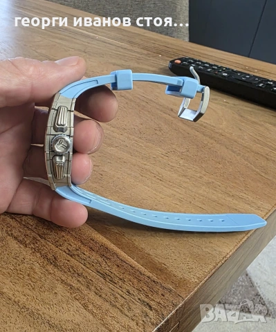 мъжки часовник с японски механизъм на seiko, снимка 2 - Мъжки - 53412397