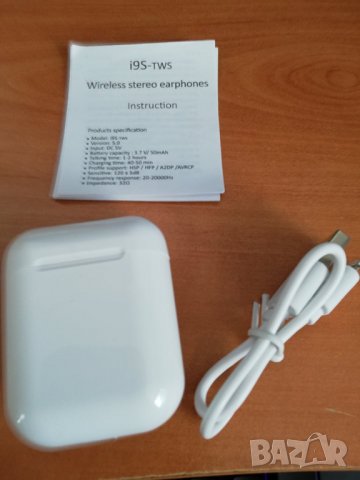 НОВИ БЕЗЖИЧНИ универсални слушалки i9s TWS Airpods handsfree, снимка 3 - Безжични слушалки - 29030221