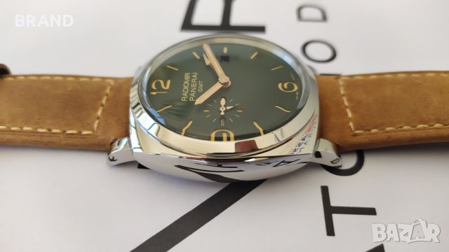 Мъжки часовник PANERAI RADIOMIR GMT - 45MM механичен клас 5A+, снимка 6 - Мъжки - 28262445