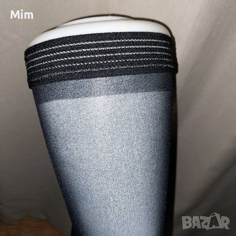  М/XL Черни чорапи с широк ластик в бедрото , снимка 4 - Бельо - 43687457