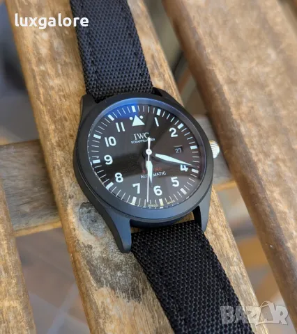 Мъжки часовник IWC Pilot's Watch Spitfire с автоматичен механизъм, снимка 4 - Мъжки - 47923884