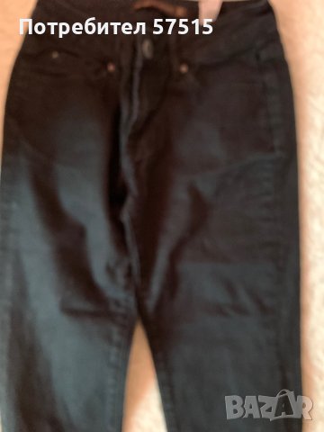 Zara дамски черни дънки, снимка 5 - Дънки - 40656922