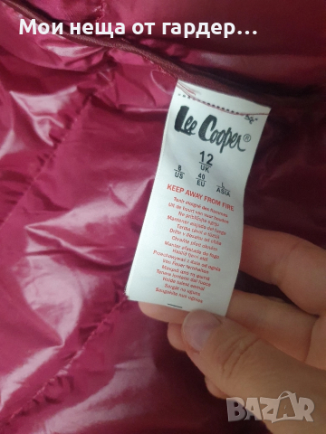 Марково яке ватирано.фино Lee Cooper. M, снимка 3 - Якета - 52170883