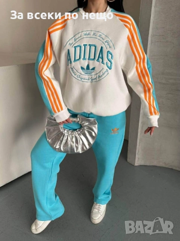 Adidas Дамски Спортен Комплект С 2 Части🔝Дамски Спортен Екип Адидас - Различни Цветове Код ST-12, снимка 4 - Спортни екипи - 52844019