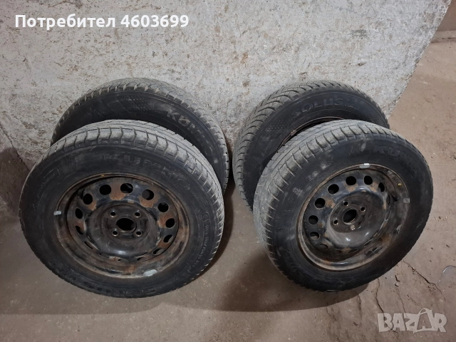 Железни джанти с гуми 14