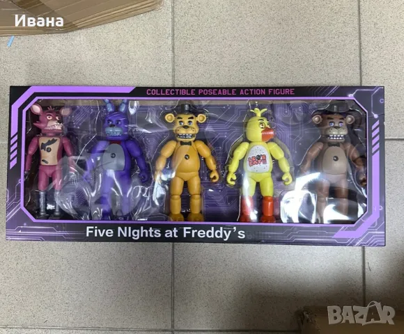Светеща Фигурка Five Nights at Freddys FNAF Фигурки Фреди, снимка 2 - Фигурки - 47818030