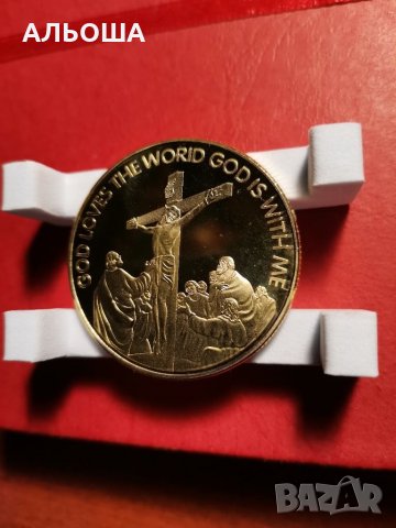 Сувенирна монета "Исус Христос", колекция от колекционерски възпоменателни монети за Коледа, снимка 5 - Нумизматика и бонистика - 35272000