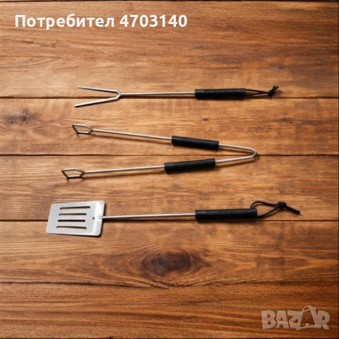 Градинско барбекю на колела, емайлирана стомана, 4 степени + Подарък 3 прибора, снимка 2 - Барбекюта - 53329688