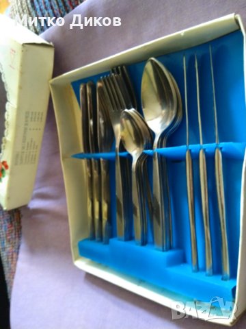 Triangle комплект 24 броя вилици лъжици и ножове нови, снимка 7 - Прибори за хранене, готвене и сервиране - 44049643