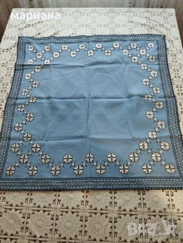 ръчно-бродирани карета 65/65см., снимка 6 - Други - 52835386