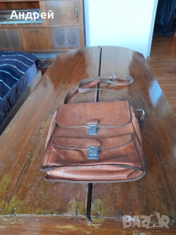 Стара кожена чанта #18
