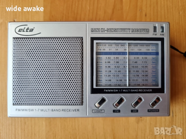 Портативно Радио ELTA 3573 BL, снимка 2 - Радиокасетофони, транзистори - 51653645