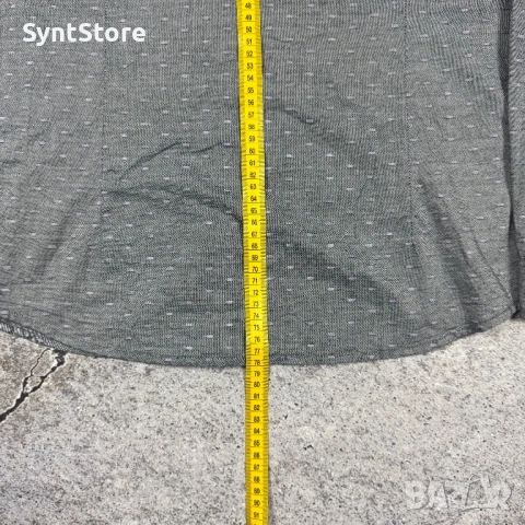 Спортно-елегантна риза Tommy Jeans / Томи Хилфигер - XL - Памук - Сив десен, снимка 8 - Ризи - 53374203