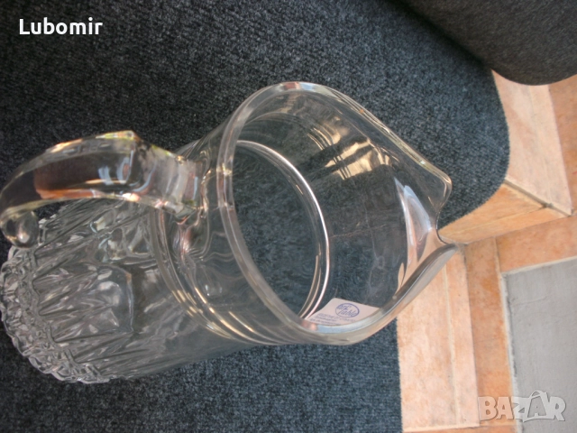 Стъклена голяма кана с уникален Арт дизайн - Нова !, снимка 6 - Аксесоари за кухня - 52115956