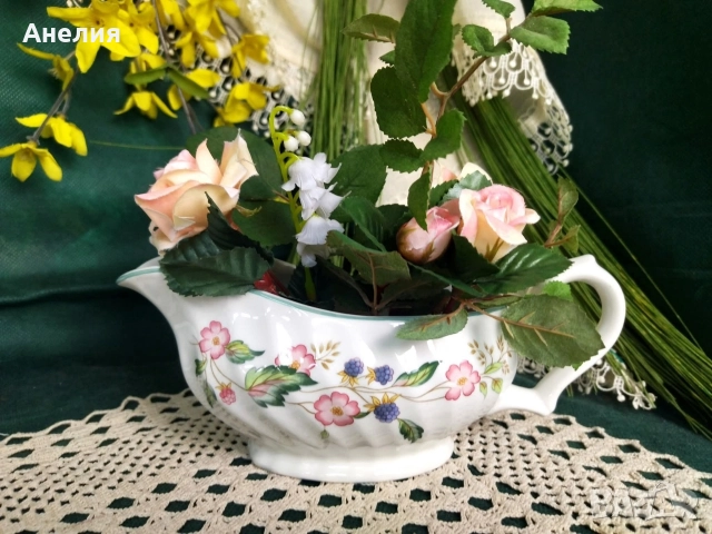 Англия Victorian rose , снимка 5 - Чаши - 52942745