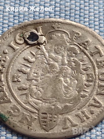 Сребърна монета 6 кройцера 1671г. Леополд първи Кремниц Унгария 13689, снимка 8 - Нумизматика и бонистика - 42970900