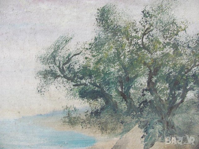 Много Стара Оригинална Картина проф. Наум Долински Подписана, снимка 4 - Картини - 43224028