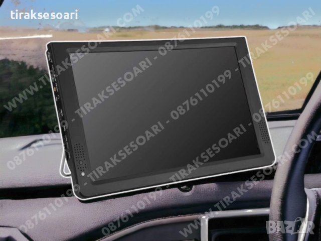 12V 220V 12” Преносим портативен цифров телевизор за камиони и бусове, снимка 3 - Аксесоари и консумативи - 40649969
