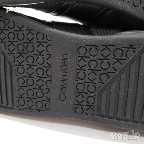 CALVIN KLEIN Lace Up Mix Low Оригинални Кожени Маратонки Кецове 41.5-42, снимка 7 - Маратонки - 53078539