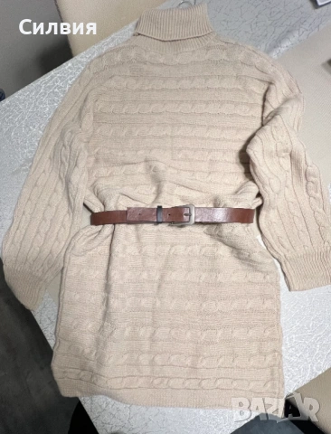 Пуловер- рокля, снимка 3 - Блузи с дълъг ръкав и пуловери - 53599665