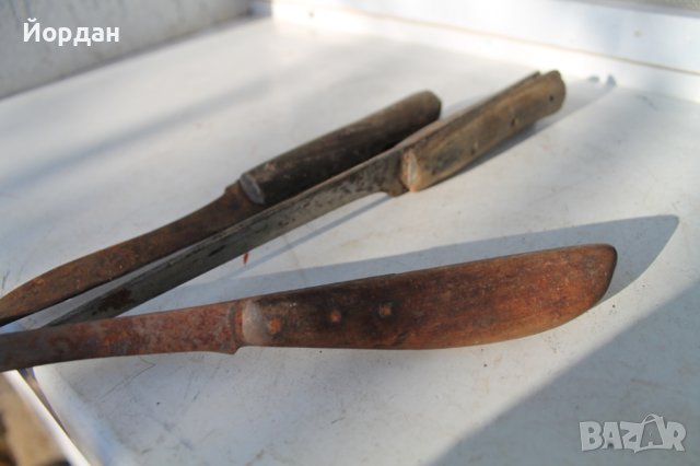 Лот стари ножове /двата са с дръжка от рог/, снимка 8 - Антикварни и старинни предмети - 43271994
