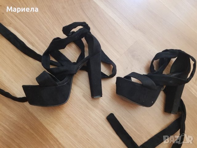Високи обувки на платформа, снимка 2 - Дамски обувки на ток - 38126806