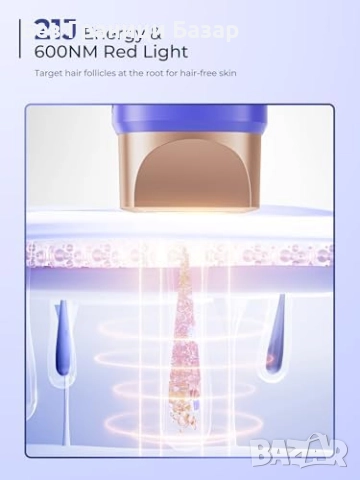 Нов IPL устройство за премахване на косми 999,900 импулса лице и тяло, снимка 4 - Други - 51996702