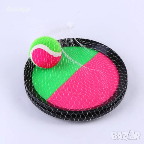 5955 Спортна кеч бол игра с лепящо топче Catch Ball, снимка 8 - Други спортове - 50733084