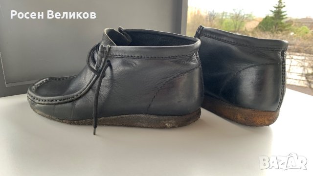 Мъжки кожени мокасини Clarks Originals Wallabee , снимка 3 - Мокасини - 40298727
