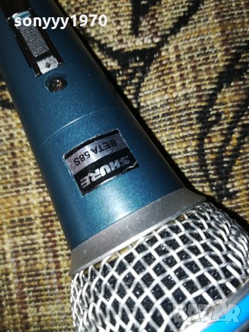 shure beta sm58s-ЖИЧЕН microphone-внос швеицария, снимка 2 - Микрофони - 28870730