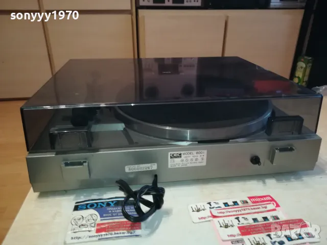 CEC MODEL 800L ГРАМОФОН MADE IN JAPAN-SWISS 0501251507, снимка 5 - Грамофони - 48557689