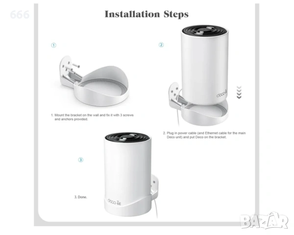 Стойка за рутер DECO, снимка 2 - Друга електроника - 53249347