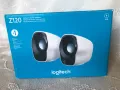 Тонколони за компютър Logitech Z120, 2.0, 1.2W, 3.5mm жак, USB, бели, нови, снимка 1
