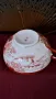 Чашка и чинийка от костен порцелан , снимка 10