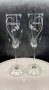 Гравирани сватбени чаши с графика и надпис по избор, снимка 1 - Чаши - 38203162