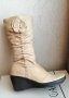 Елегантни и топли зимни ботуши от естествена кожа /нови/, снимка 2
