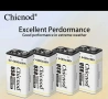 Chicnod 9V Батерия,4 броя- USB/Type-C 9V Литиева Батерия, 9V Презареждаема, снимка 2