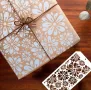 8 вида стенсил цветя рози орнаменти шаблон за спрей торта украса декорация Scrapbooking, снимка 3