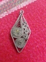 Медальон филигран ромб с камък , снимка 2