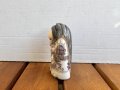 Японска фигура Нецуке от слонова кост с ръчна резба и подпис, снимка 5