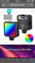 RGB видео светлини, LED светлина за камера 360° Пълноцветно преносимо фотографско осветление, снимка 3