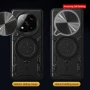 Xiaomi Redmi Note 14 Pro+ 5G Удароустойчив CD Texture Sliding /Camshield Magnetic Holder Калъф и Про, снимка 6