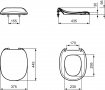 Тоалетна седалка ( Дъска ) Ideal Standard Kimera, снимка 4